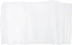 100Pcs Non-Woven Fabric Storage Bags, White, 11.02x9.84 Inches, Dust Cover Pouch for Travel, Shoes, Clothing, Home Organization