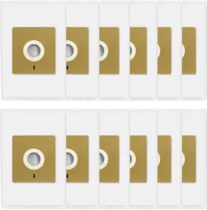 12 Pack NEN170 Vacuum Bags Compatible with Eureka NEN170 Canister Vacuum Cleaner,Specialized Micro Filtration Dust Bags Replacement