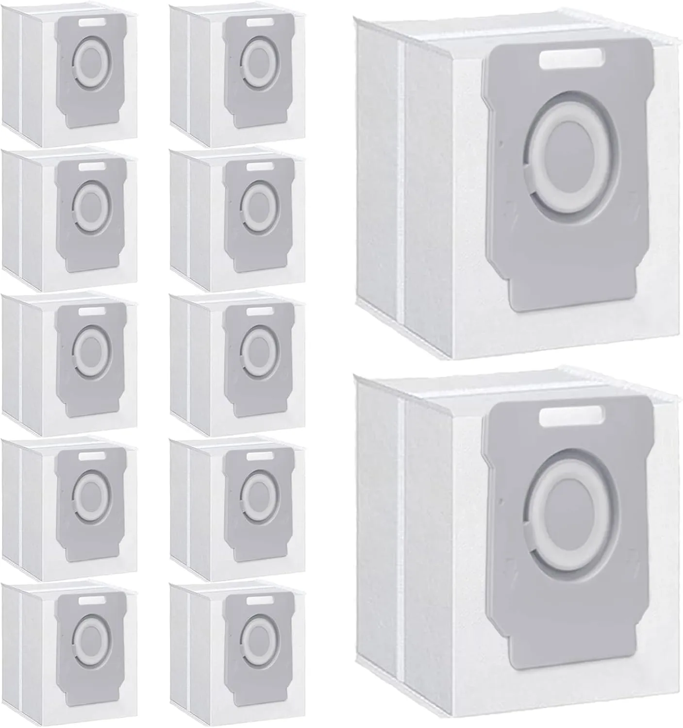 12 Pack Replacement Vacuum Bags for iRobot Roomba i7 Plus i7  (7550) i3  (3550) i4 (4552) i6  (6550) i8  (8550) s9  (9550) j7  (7550) I & S & J Series Clean Base Automatic Dirt Disposal Bags