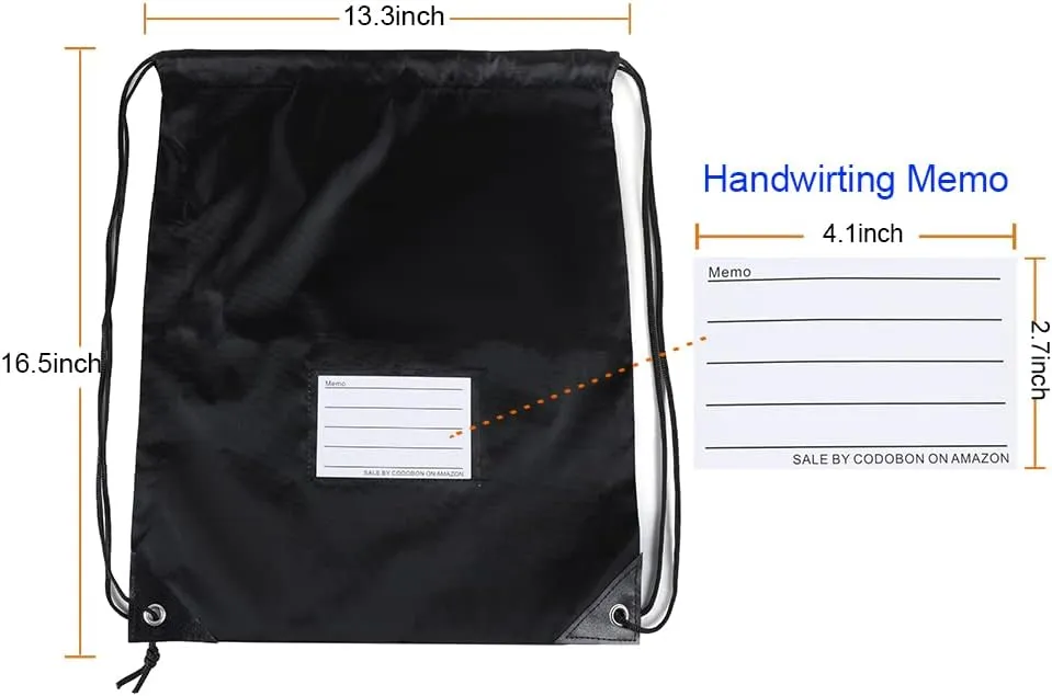 16 Pack Drawstring Bags,Bulk Draw String Backpack, DIY Gym Sports Cinch Bag Sackpack for Women Men, 8 Colors