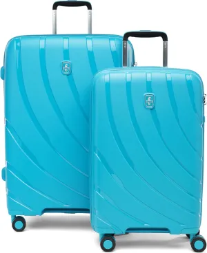 2-Piece Luggage Set - Carry-on & Convertible Medium to Large Checked Expandable Hardside Spinners