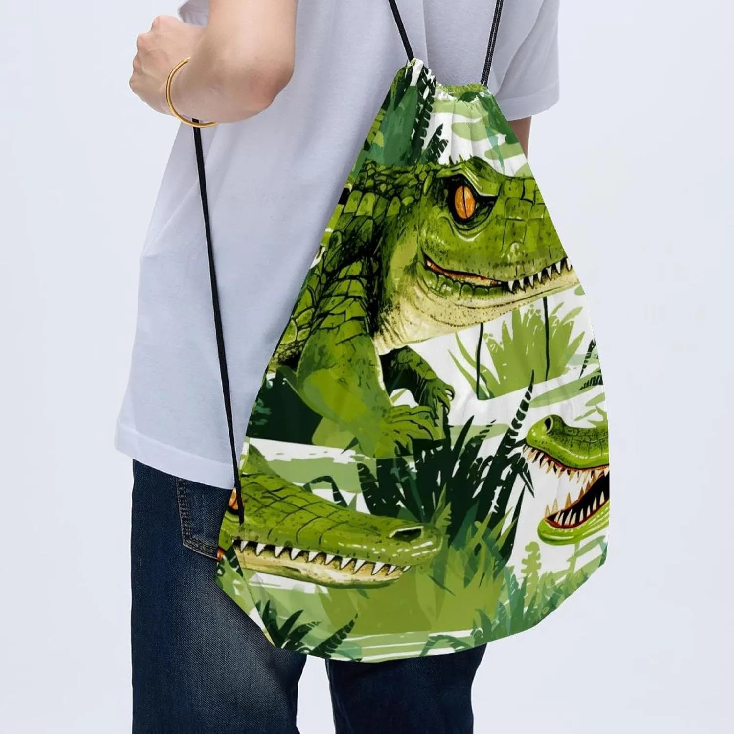 2 Pieces Arabian Tea Kettle Drawstring Backpack for Party Gym Sport Trip