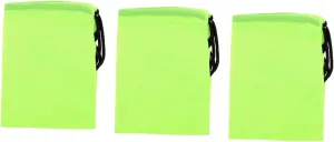 3Pcs Drawstring Backpacks Enlarged Outdoor Bags for Sports Riding Durable Design for Sneakers Shirts Fluorescent