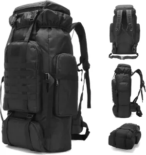70L Hiking Backpack Military Tactical Camping Adjustable waterproof Climbing Sport Bags