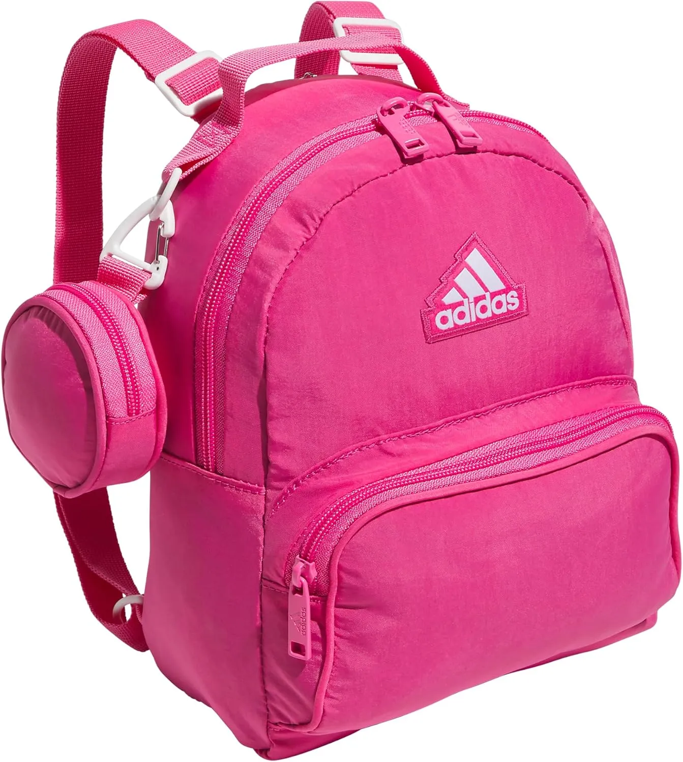 adidas Must Have Mini Backpack, Small Festivals and Travel, Pulse Magenta Pink/White, One Size