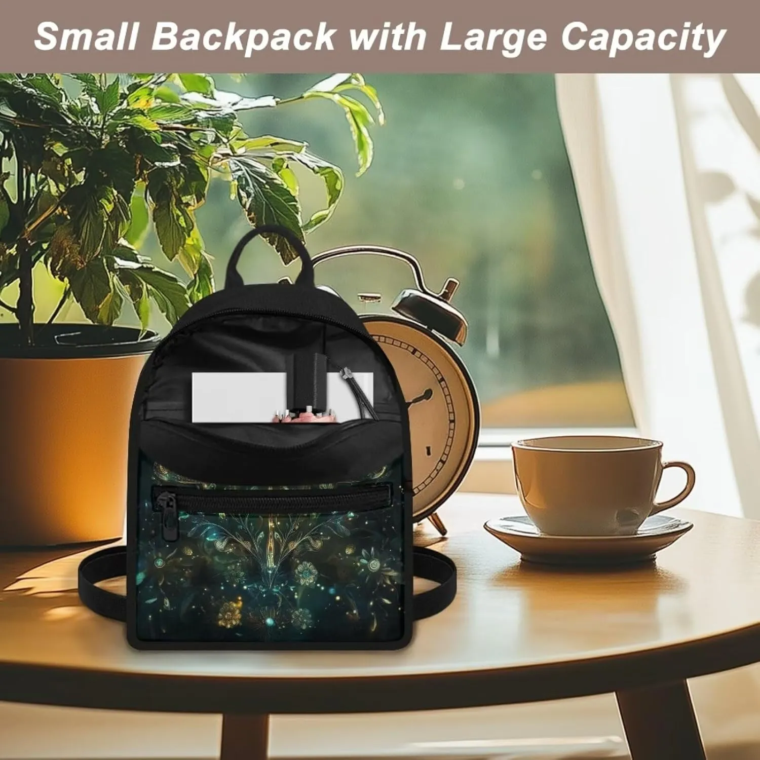 Aesthetic Dragonfly Backpack for Women Teen Girls Backpack Purses for Travel Casual Rucksack Fashion Shoulder Bag with Adjustable Straps Lightweight Daypack Gifts for Lady