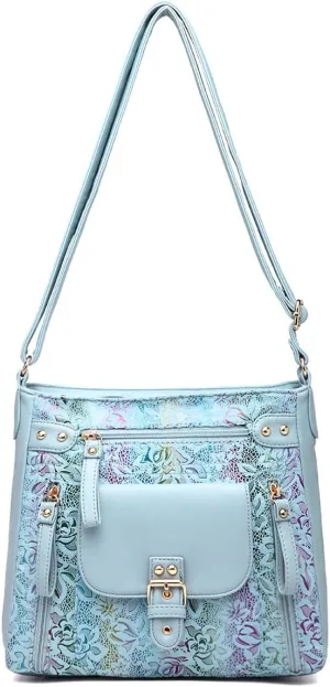Angel Kiss Crossbody Bags Shoulder Bags and Handbags for Women Multi Pocket Daily Soft Hobo Purses Medium Size