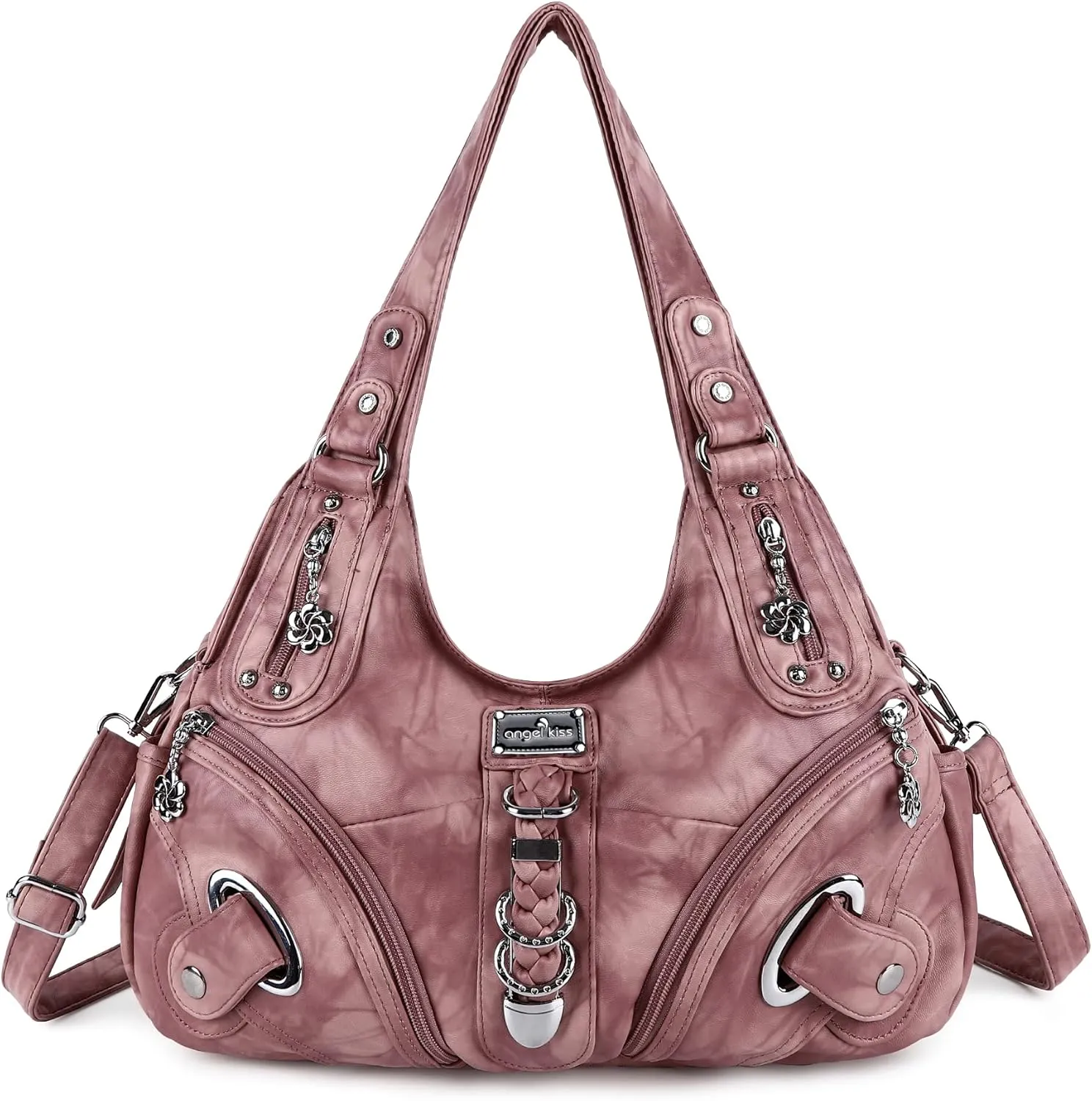 Angelkiss Hobo Purses and handbags for Women Satchel Handbag Women Purses Large Daily Shoulder Bags