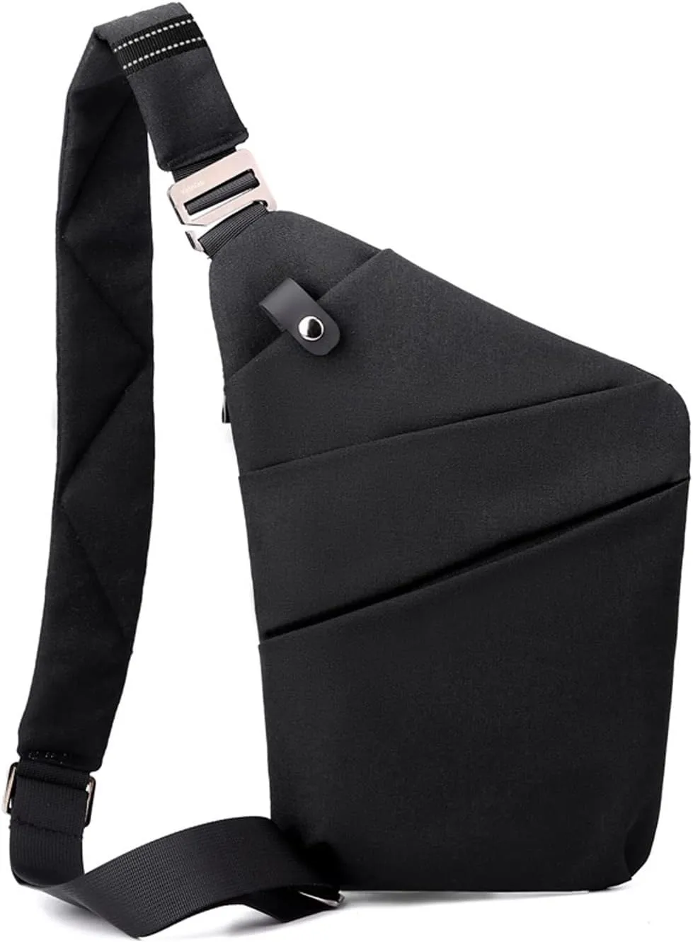 Anti-Theft Sling Bags Chest Shoulder Backpack Crossbody Bags Cover Pack Rucksack Crossbody Bag for Men Women Travel Hiking Bicycle Sport Gym Daypacks NylonBlack B