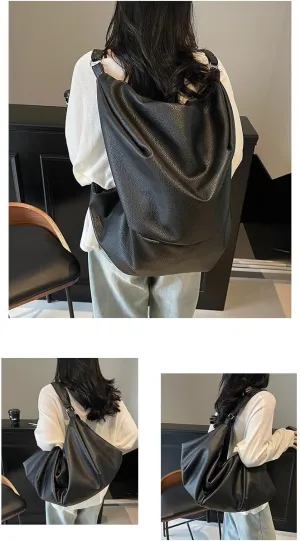 Axcone Lightweight handbag shoulder bag - convertible oversized work backpack, spacious and loose style