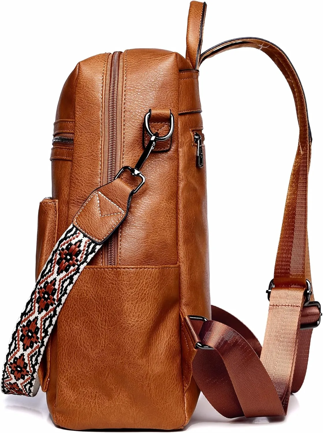 Backpack Purse for Women Pu Leather Travel Backpack Fashion Designer Shoulder Bag Ladies Convertible Handbags
