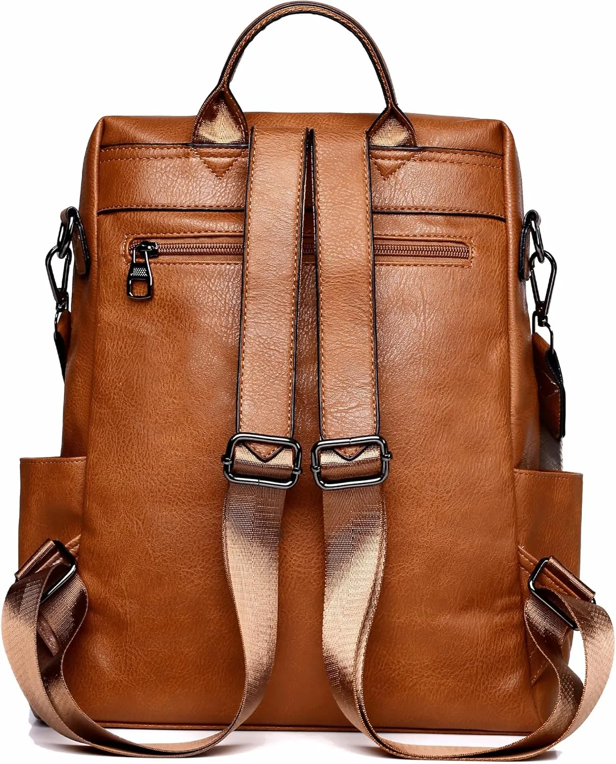 Backpack Purse for Women Pu Leather Travel Backpack Fashion Designer Shoulder Bag Ladies Convertible Handbags