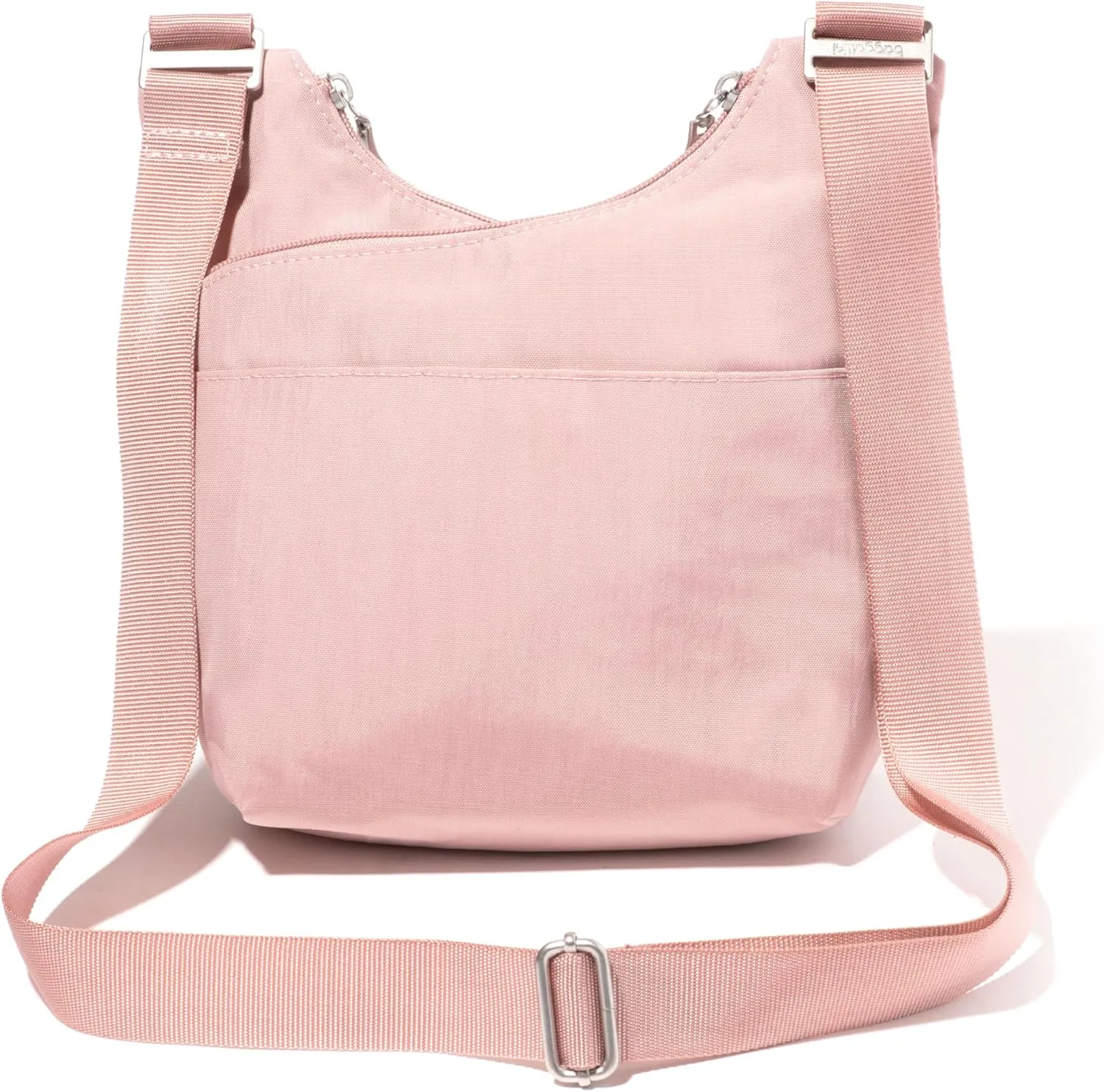 Baggallini Criss Cross 10x11 Crossbody Women Lightweight Water-Resistant Nylon Travel Bag W/RFID & Quick Access Pockets