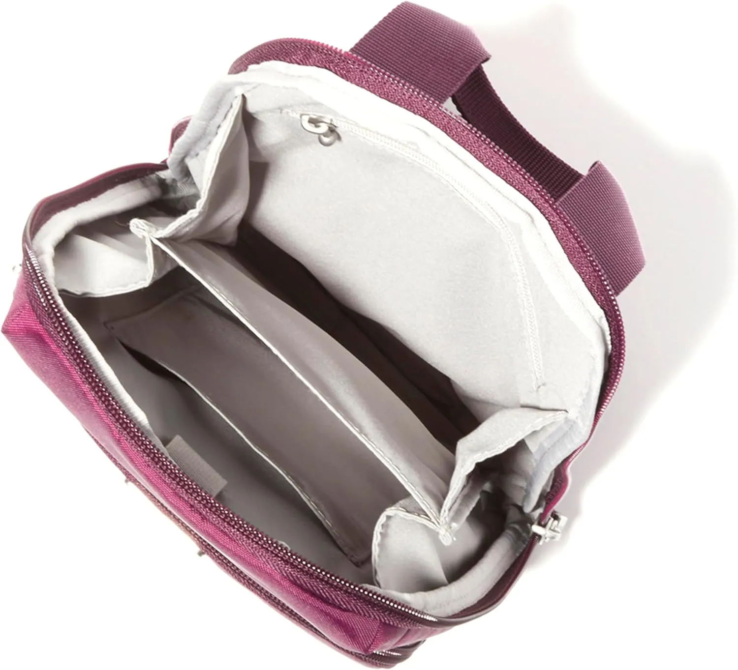 Baggallini Essential Small 12x7 Inch Sling Crossbody Bag with Convertible Adjustable Shoulder Strap