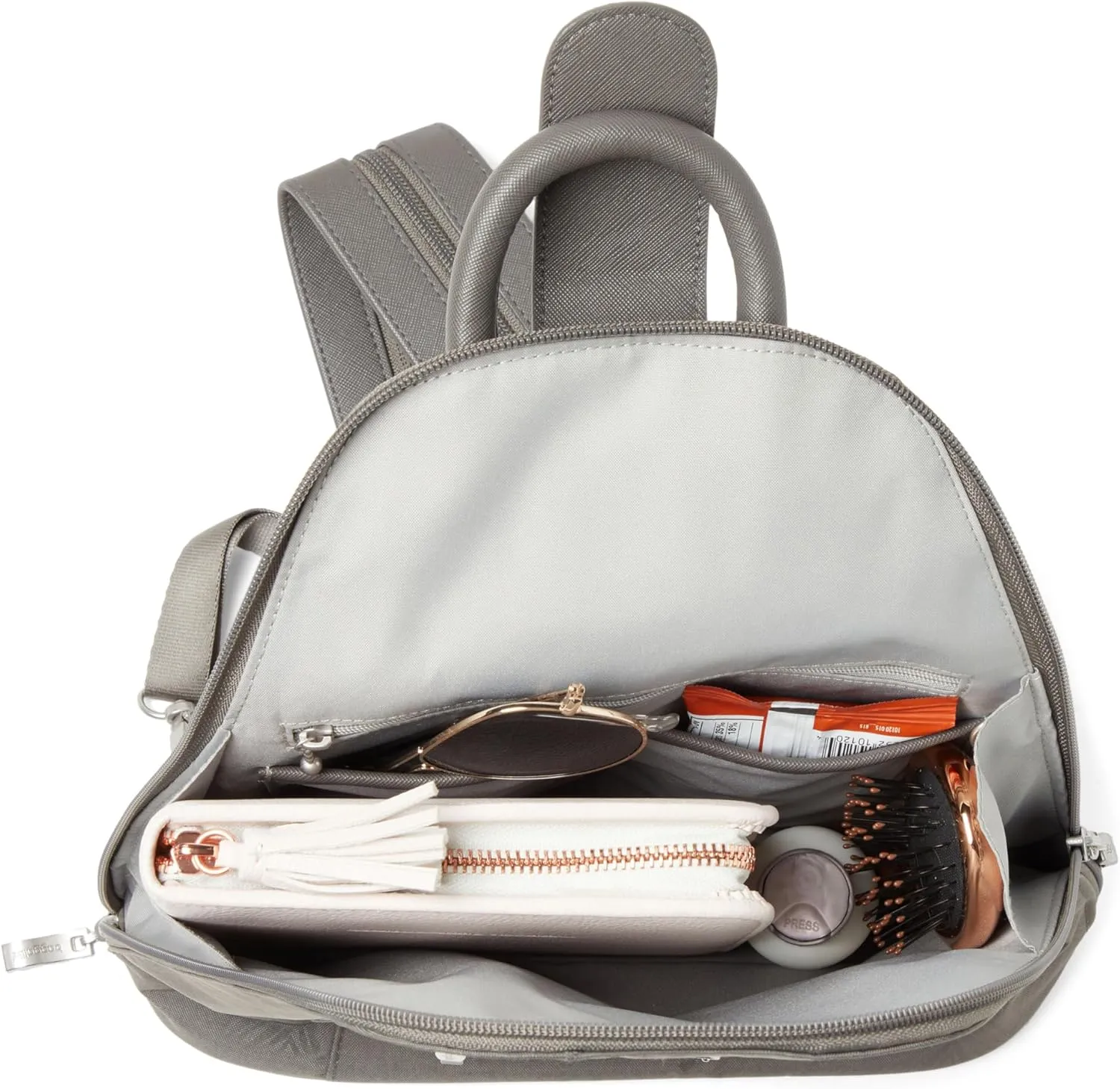 Baggallini Metro Backpack with RFID Phone Wristlet - 9x11 Convertible Sling Bag for Women with Adjustable Shoulder Straps