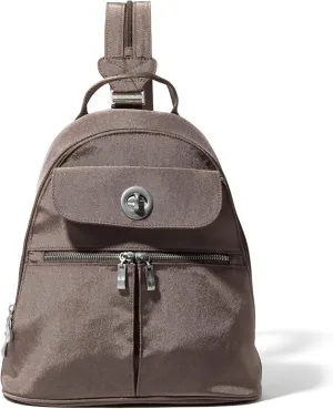 Baggallini Naples Convertible Small Daypack Sling Crossbody, Portobello Shimmer