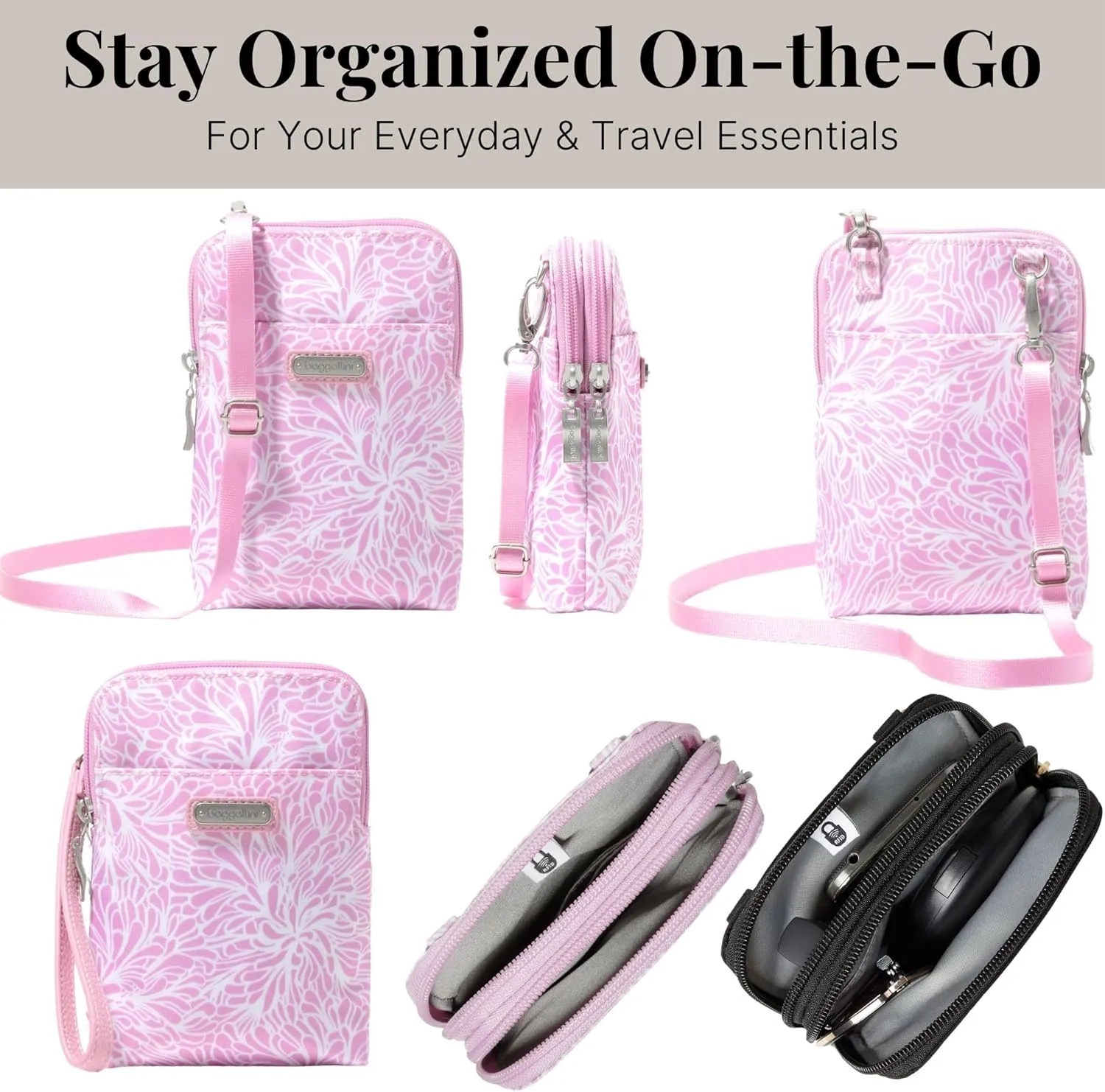 Baggallini Take Two Bryant RFID Crossbody Bag