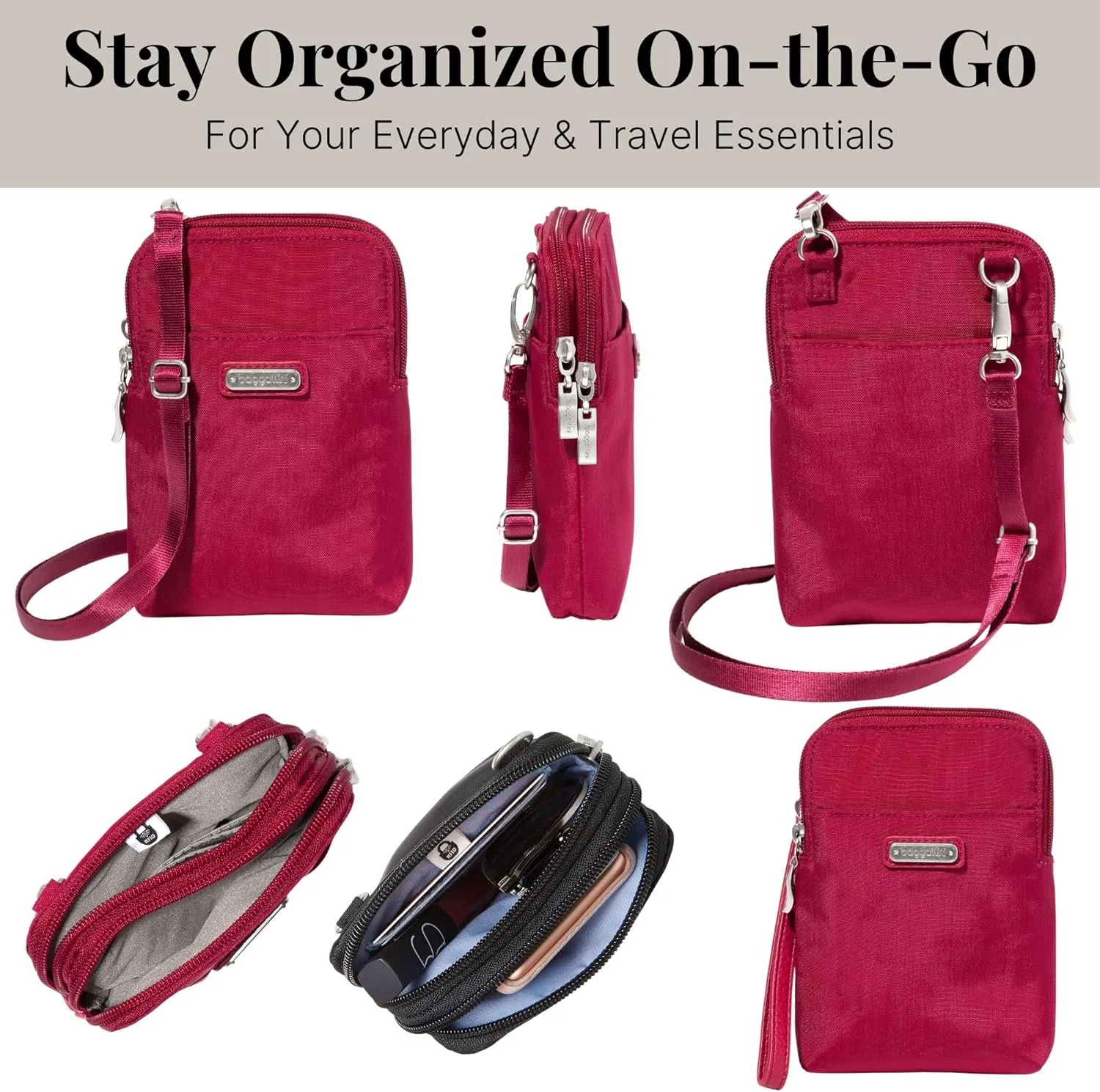 Baggallini Take Two Bryant RFID Crossbody Bag