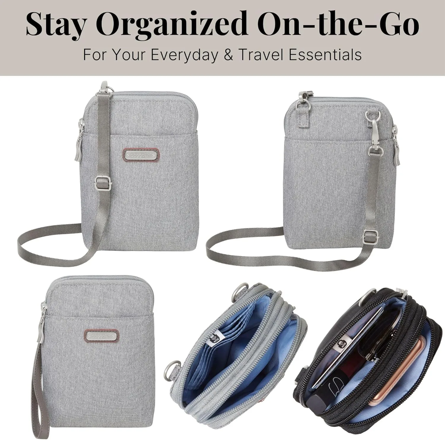 Baggallini Take Two Bryant RFID Crossbody Bag