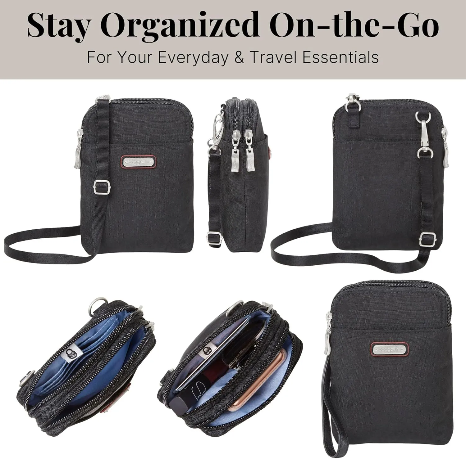 Baggallini Take Two Bryant RFID Crossbody Bag
