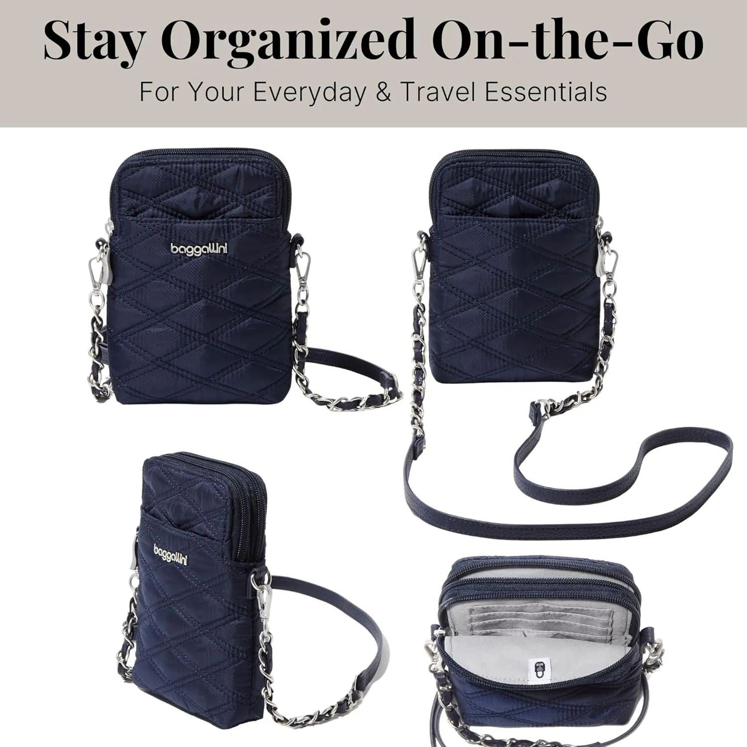 Baggallini Take Two Bryant RFID Crossbody Bag