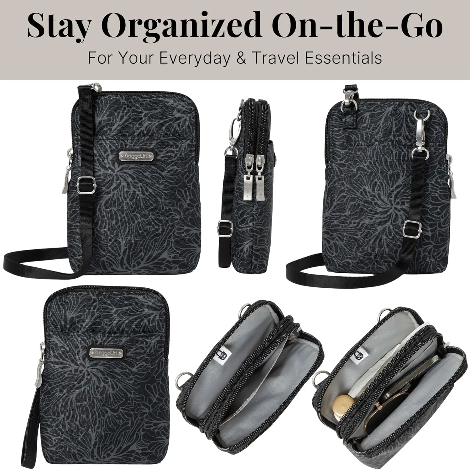 Baggallini Take Two Bryant RFID Crossbody Bag