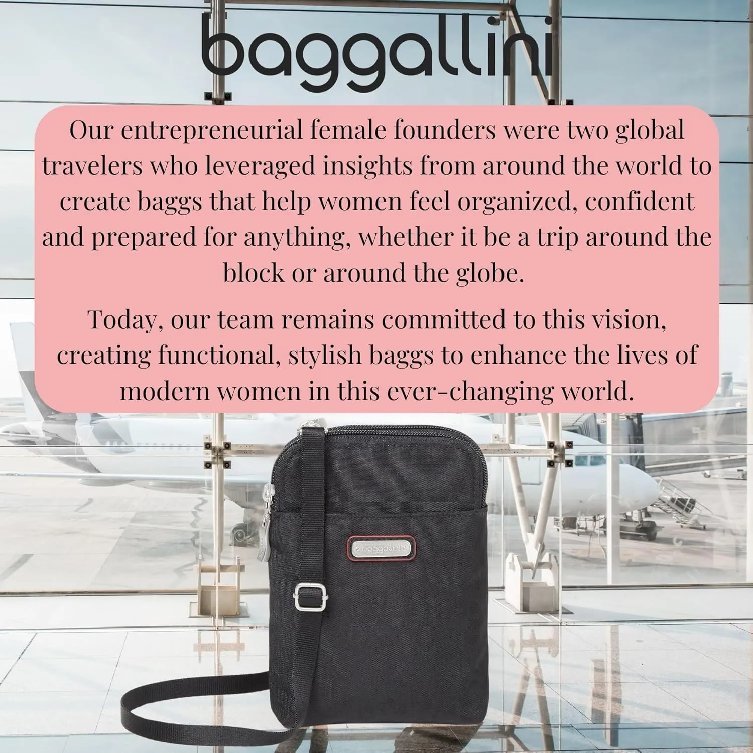 Baggallini Take Two Bryant RFID Crossbody Bag