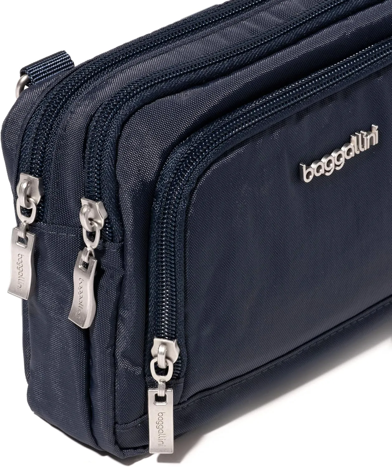 Baggallini Women Triple Zip Bag with Wallet