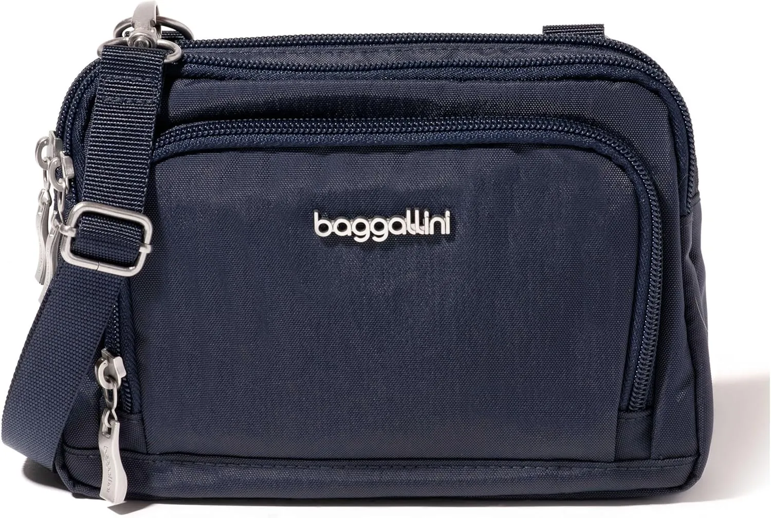 Baggallini Women Triple Zip Bag with Wallet