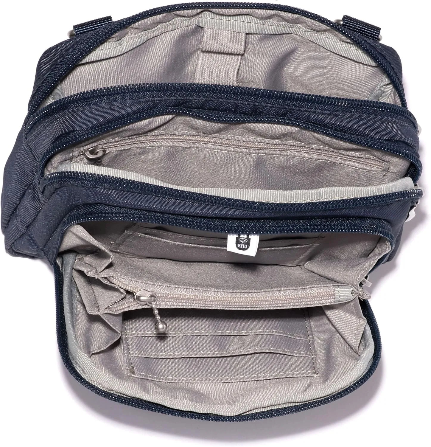 Baggallini Women Triple Zip Bag with Wallet