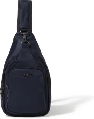 Baggallini Women's Central Park Sling 12"x7" Crossbody Bag W/Convertible Adjustable Shoulder Strap