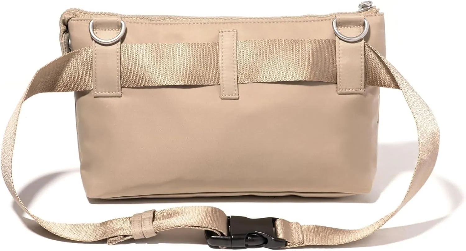 Baggallini Women's Pocket Belt Bag Waist Pack and Crossbody