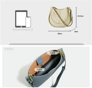 Bags Women'S Bags Shoulder Saddle Bags Fashion Genuine Leather Bags Crossbody Bags Wallets
