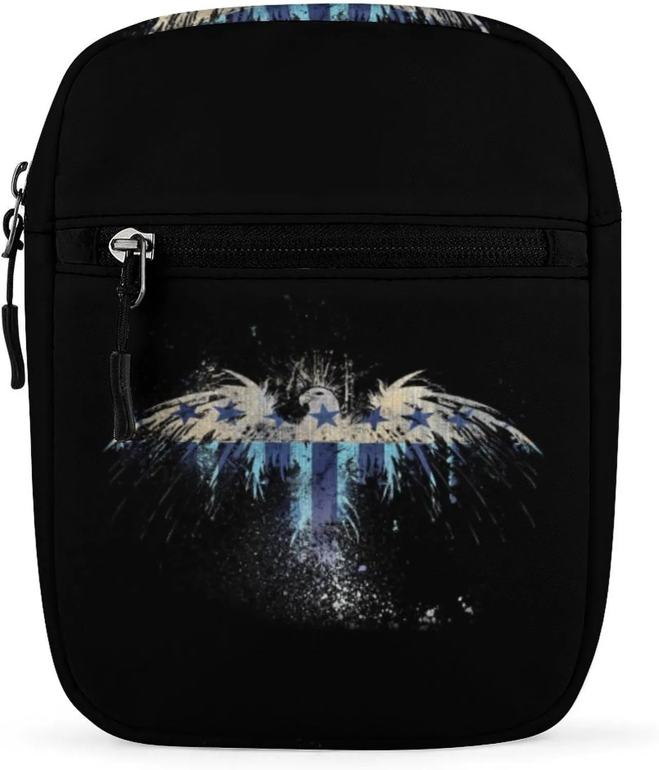 Bald Eagle of America Patriot Small Crossbody Bags for Women Men Sling Purse Shoulder Bag with Adjustable Strap