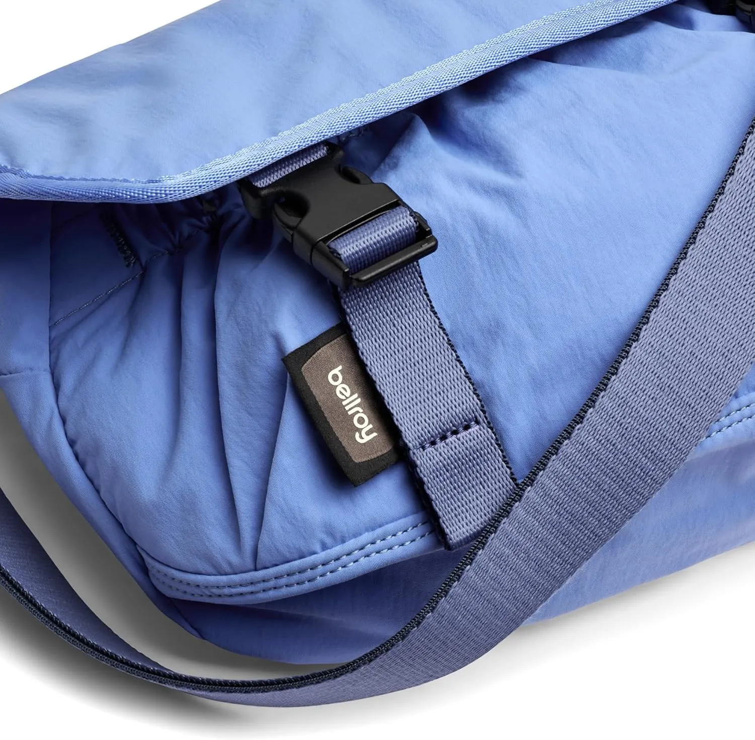 Bellroy Cinch Mini Messenger (6 liter lightweight, compact shoulder bag, water-resistant fabric, effortless organization) - DenimBlue