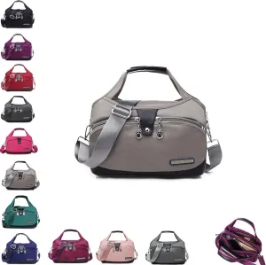 Blaciokamith Soft Side Lightweight Underseat Tote Bag, Lightweight Underseat Tote Bag, Fashion Multi-Pocket Crossbody