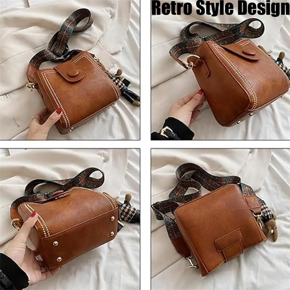 Bootara Bucket Bag, Adjustable Wide Shoulder Strap, Women'S Mini Crossbody Bucket Bag, Suitable for Shopping