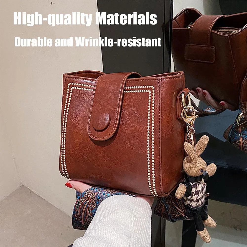 Bootara Bucket Bag, Adjustable Wide Shoulder Strap, Women'S Mini Crossbody Bucket Bag, Suitable for Shopping