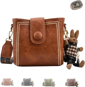 Bootara Bucket Bag, Adjustable Wide Shoulder Strap, Women'S Mini Crossbody Bucket Bag, Suitable for Shopping