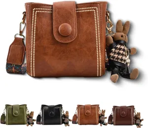 Bootara Bucket Bag, Dragentle Vintage Fashion Bag, With Adjustable Wider Shoulder Leather Crossbody Purses, for Women