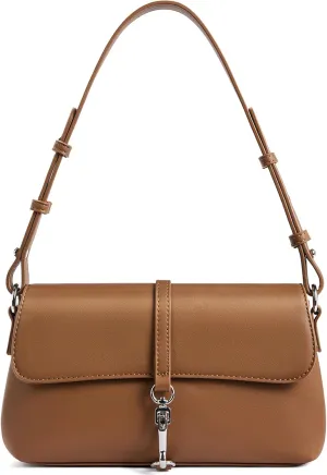 BOSTANTEN Small Purses for Women Trendy Leather Shoulder Bag with Adjustable Strap