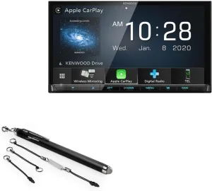 BoxWave Stylus Pen Compatible with Kenwood DMX8520DABS - EverTouch Capacitive Stylus, Fiber Tip Capacitive Stylus Pen - Jet Black