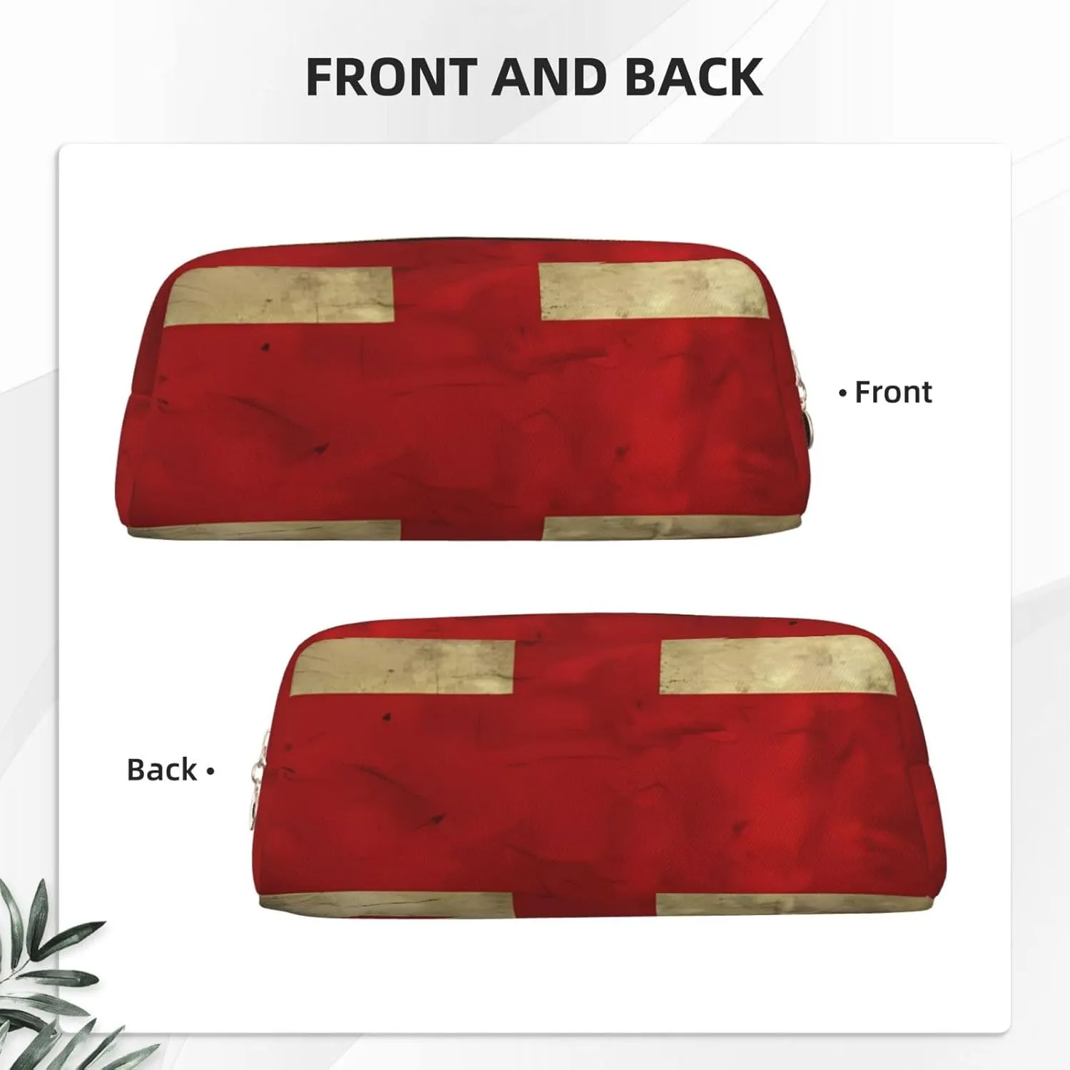 British Flag Makeup Bag Travel Toiletry Bag Big Pencil Bags for Women Men Leather Zipper Coin Pouch Purse