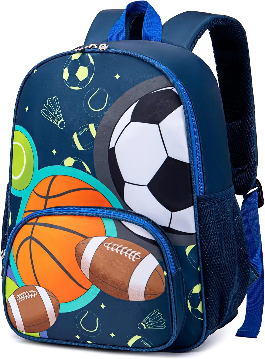 BTOOP Kids Backpack Boys Girls Soccer Toddler BookBag Preschool Kindergarten School Bag Nursery Small Daypack with Chest Strap