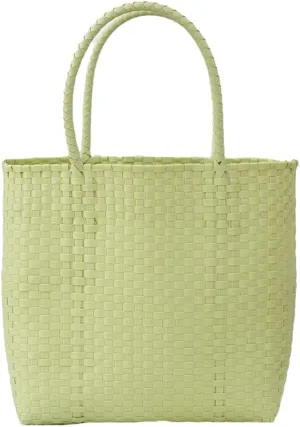 Caistre Women’s PVC Jelly Bag 2025 Summer Beach Woven Top Handle Bag Fashion Travel Tote Handbag Plastic Purse