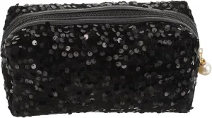 CANIGHT Makeup Handbag Sequins Large Capacity Cosmetic Bag Travel Pouch for Toiletry Necessaries