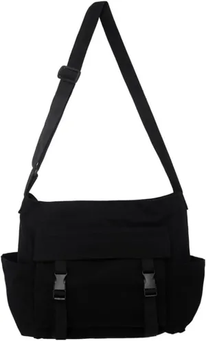 Canvas Messenger Bag Large Hobo Shoulder Crossbody Purses Casual Tote Bags for Women Travel Bag Multiple Pockets