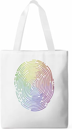 Canvas Tote Bag, Abstract Fingerprint Graffiti Aesthetic Canvas Tote Handbags for Women Shoulder Bag