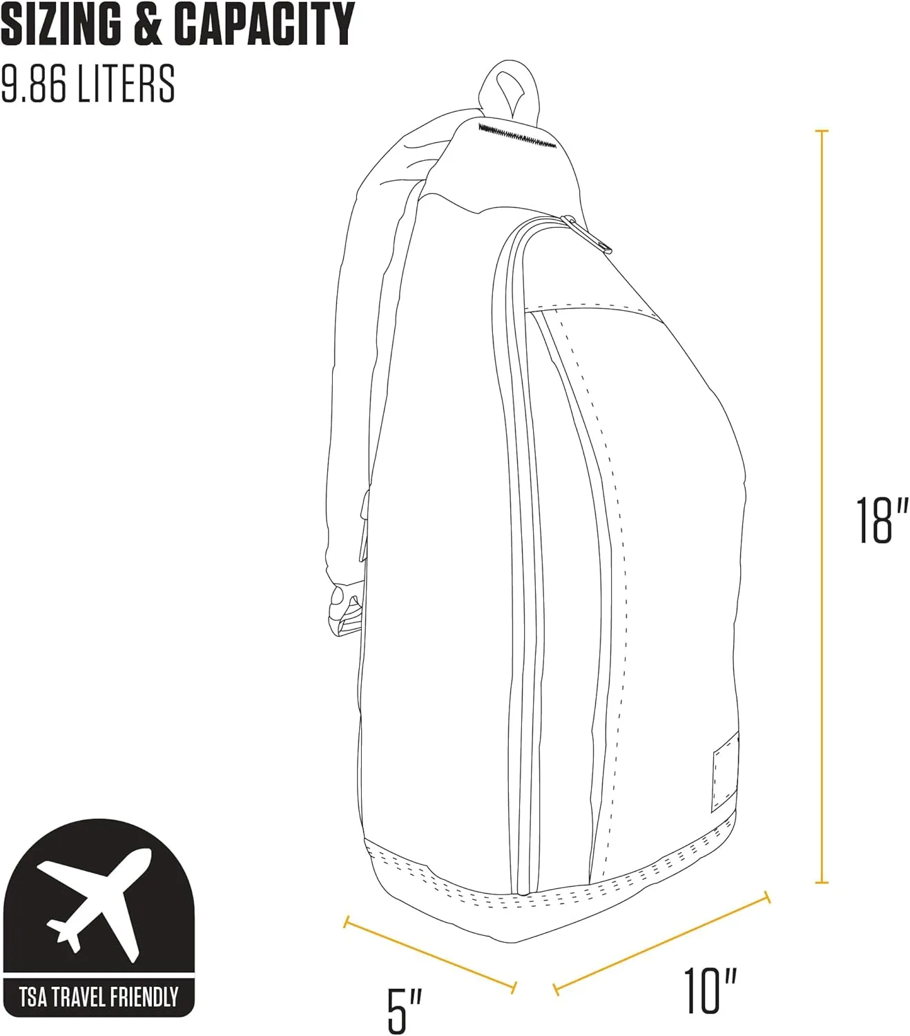 Carhartt Durable Sling Bag, Side Release Buckle, Tablet Sleeve and Adjustable Strap, Crossbody Backpack Brown, One Size