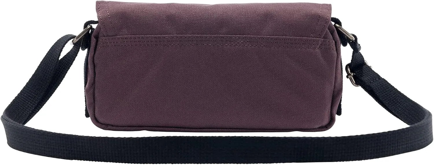 Carhartt Legacy Women's Essentials Crossbody Bag and Waist Pouch, Wine